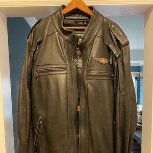 Harley Davidson 110th anniversary leather jacket